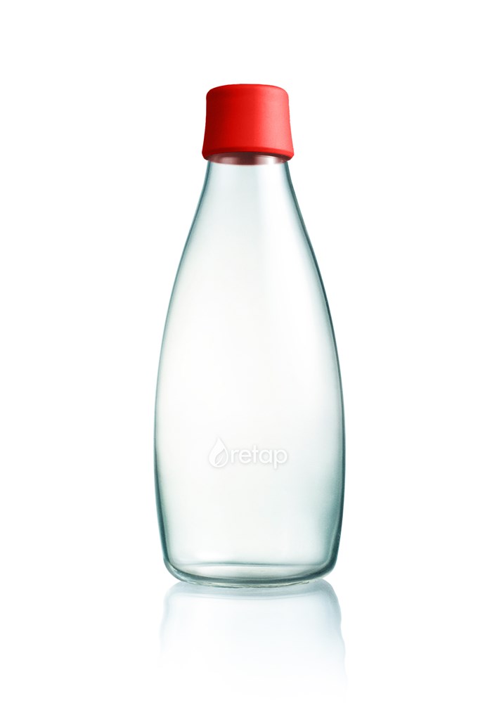 0,8 L Retap Flasche Neutral inkl. Deckel